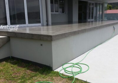 Concrete Grinding on Suspended Slab Verandah